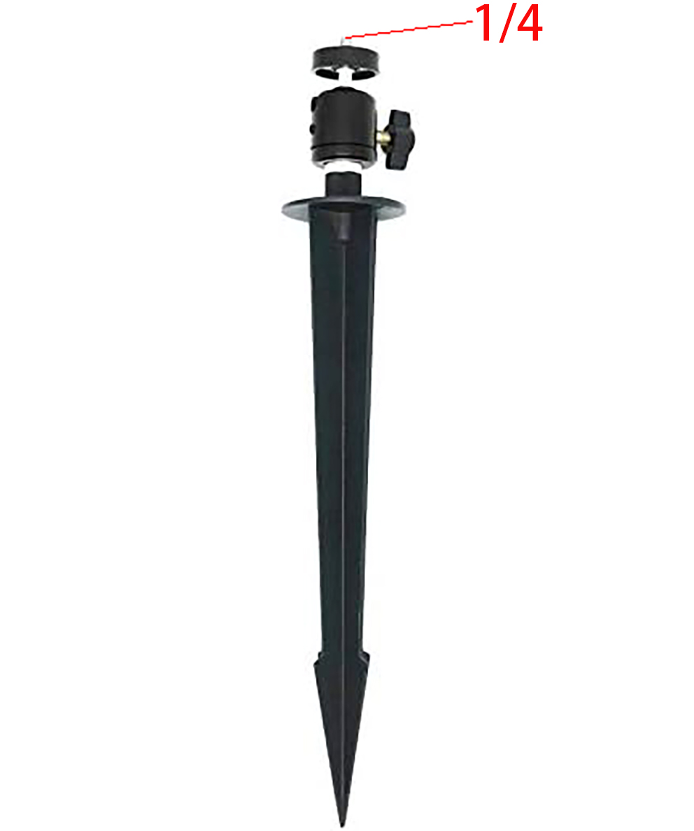 Auto Tracking Tripod - Aluminum Lightweight Camera Ground Stake Spike