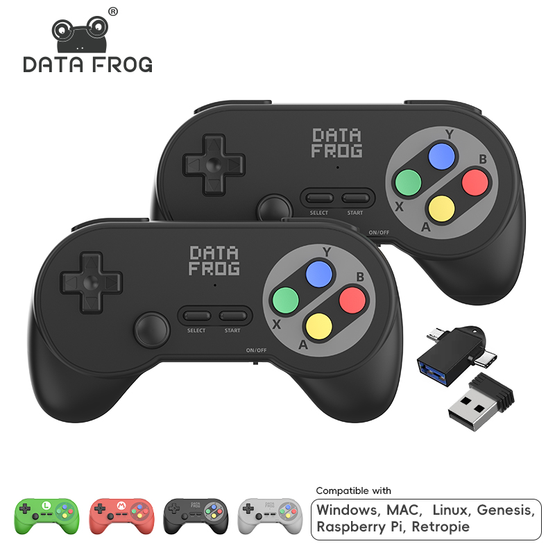 Retro Game Controller Usb - Data Frog PC07 Wireless Retro Game