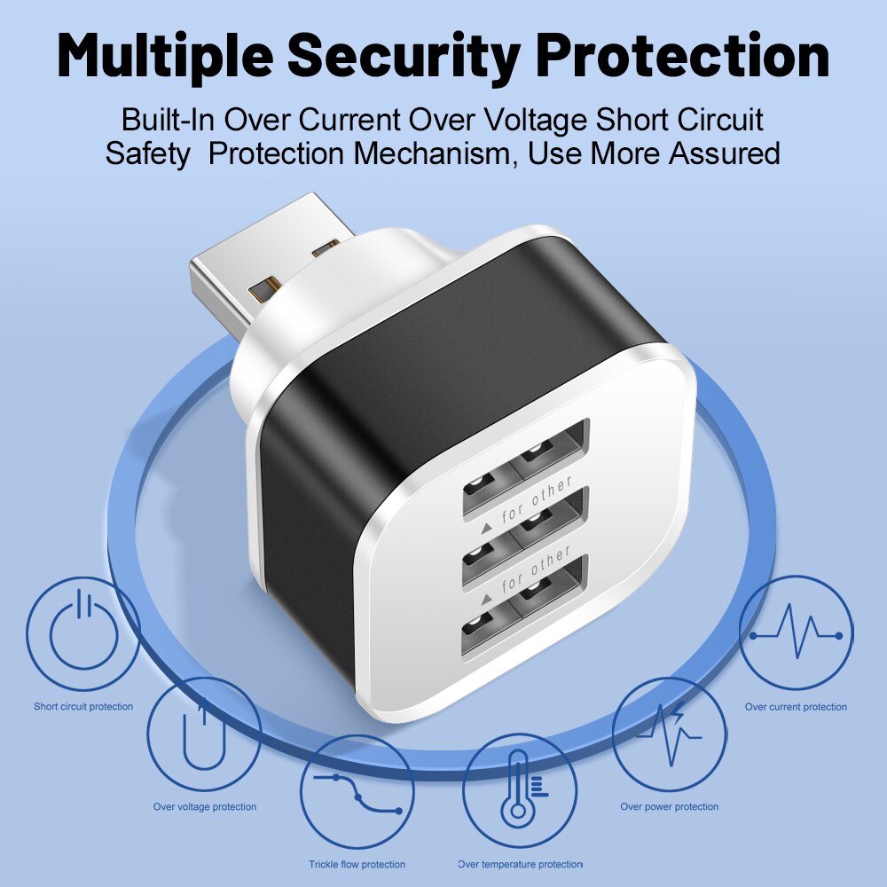 3 Port USB Slots Adaptor USB 3 – обзор и цена Electronics Gadgets For Car