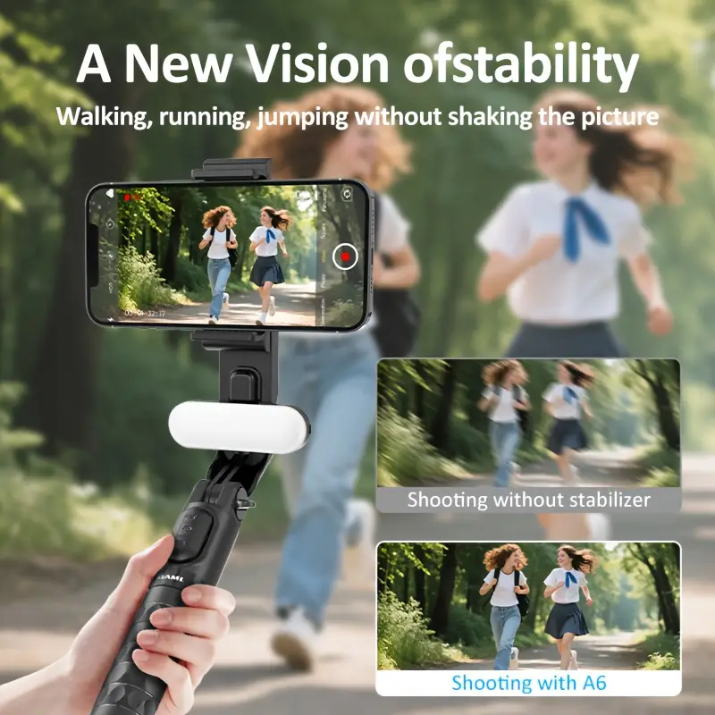 QAML A6 2025 1-axis handheld g – обзор и цена Auto Tracking Tripod