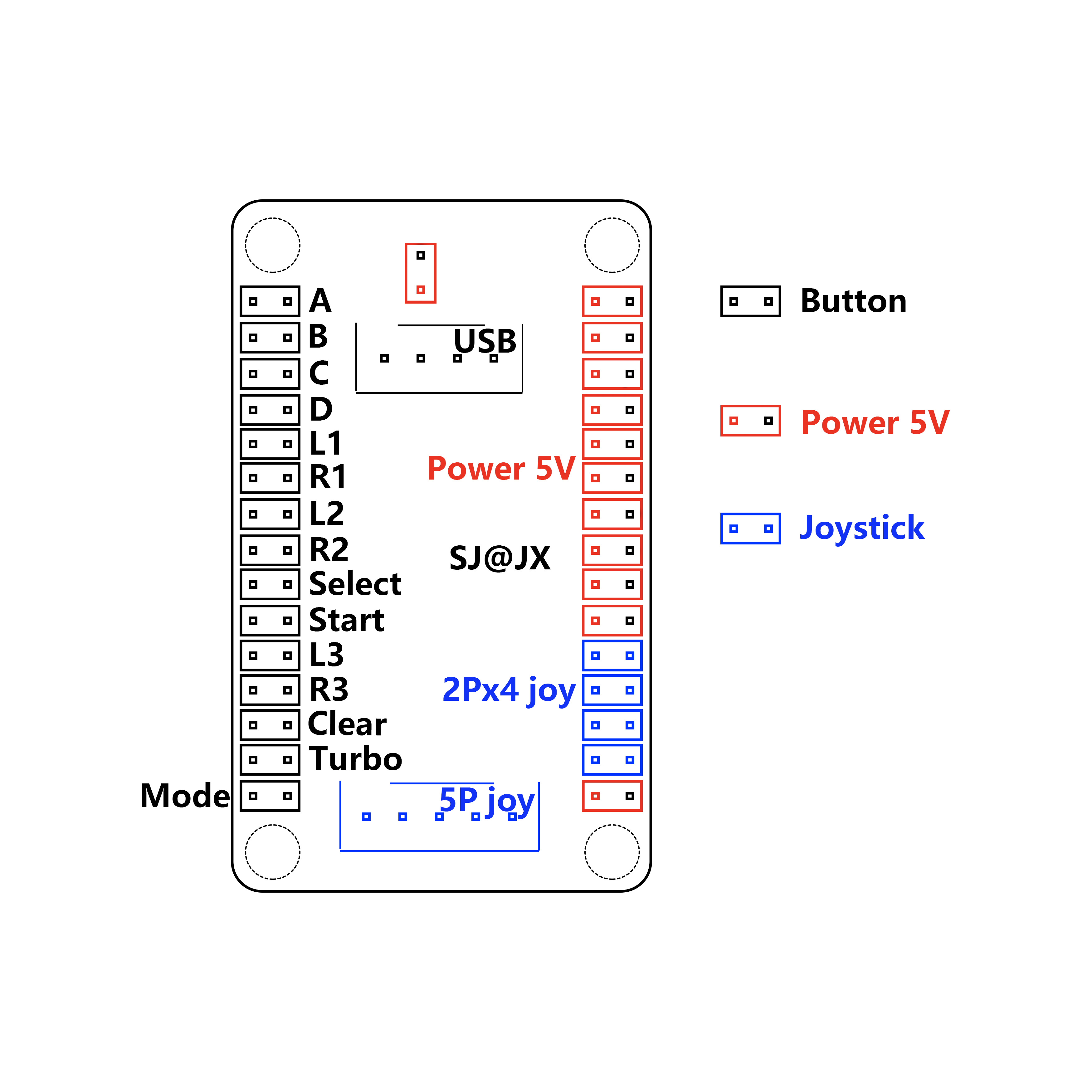 SJ@JX Arcade Game USB Encoder  – обзор и цена Retro Game Controller Usb