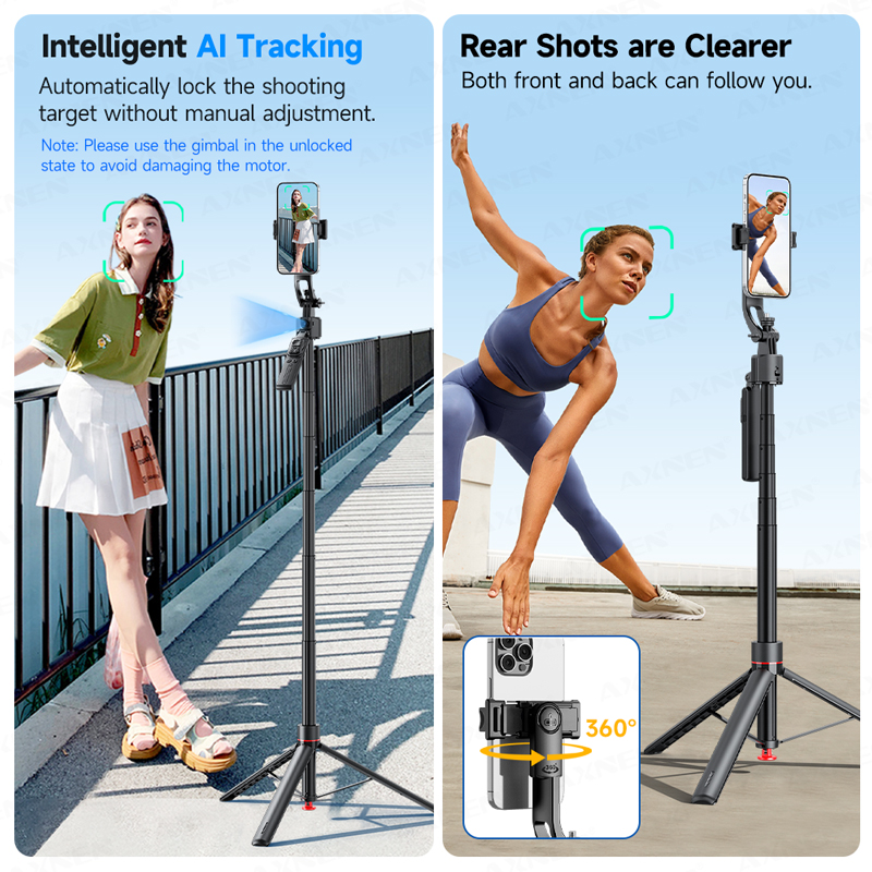 TT07 AI Face Tracking Gimbal 6 – обзор и цена Auto Tracking Tripod