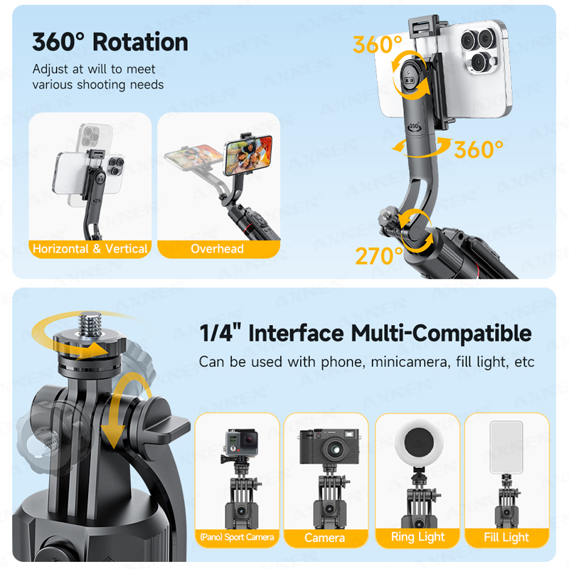 TT07 AI Face Tracking Gimbal 6 – обзор и цена Auto Tracking Tripod