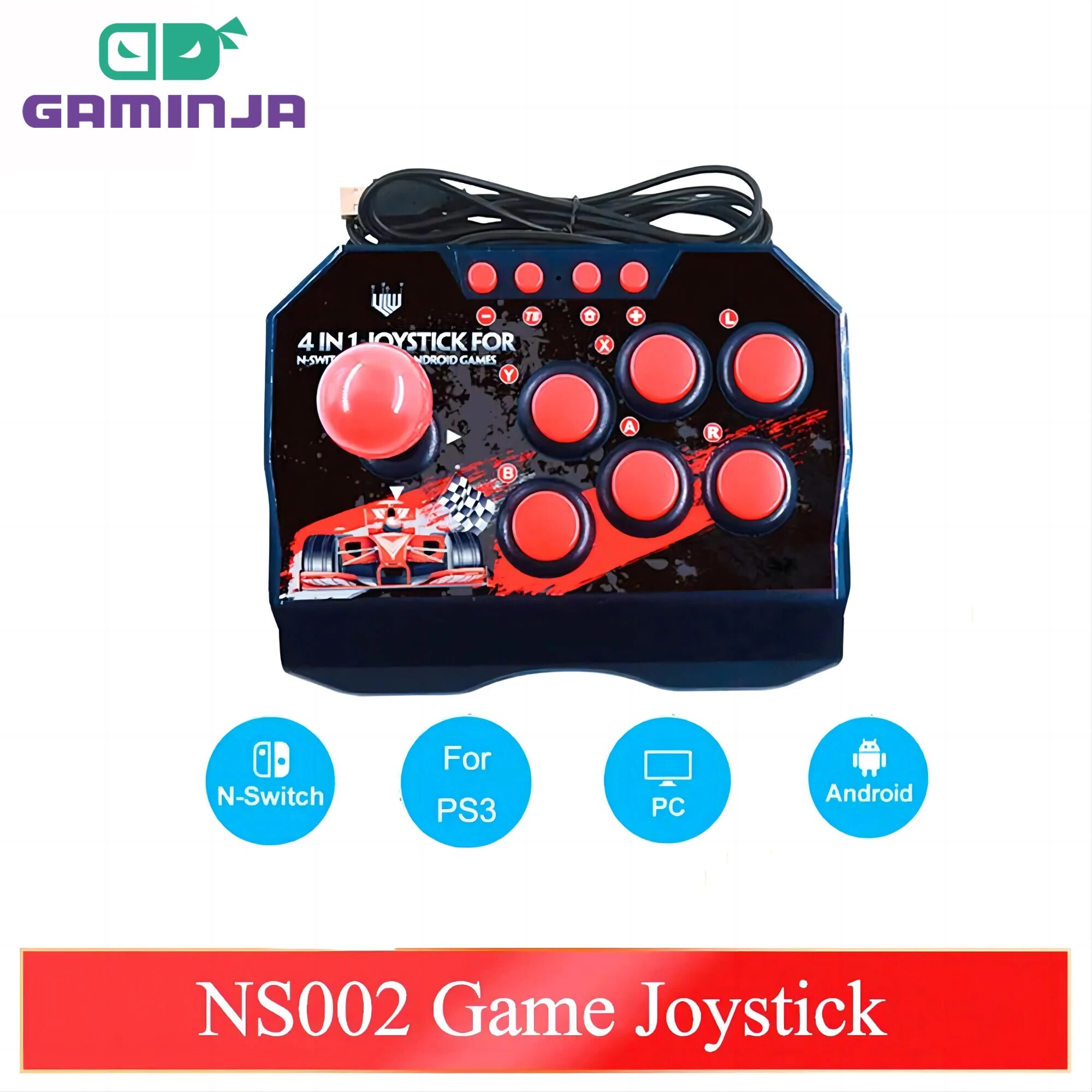 GAMINJA NS002 4 In 1 Retro Arc – обзор и цена Retro Game Controller Usb