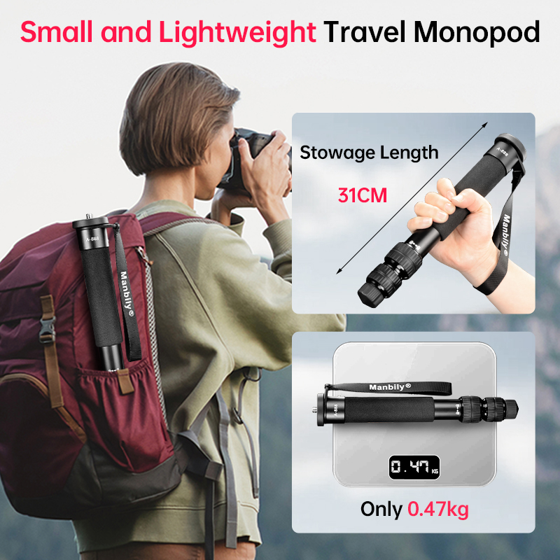 Manbily A-888 Aluminum Monopod – обзор и цена Compact Camera Mirrorless