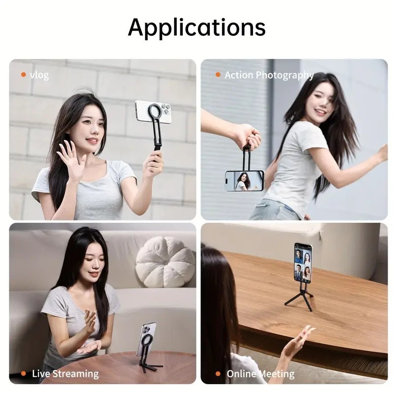 Magnetic Ring Plastic Phone Ho – обзор и цена Auto Tracking Tripod