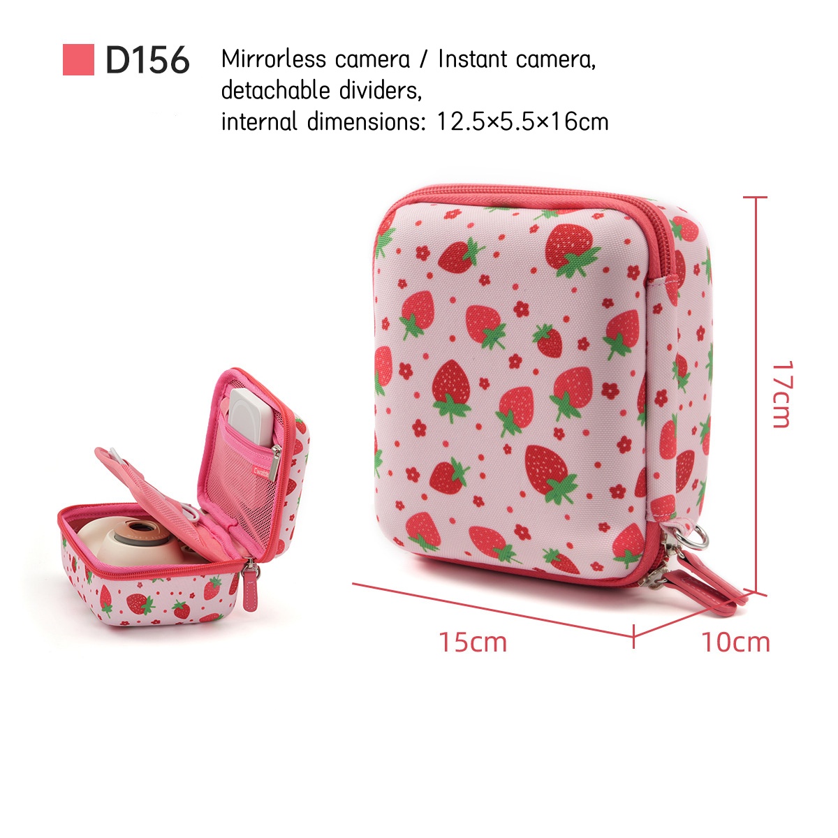 Hard shell Instant Camera Bag  – обзор и цена Compact Camera Mirrorless