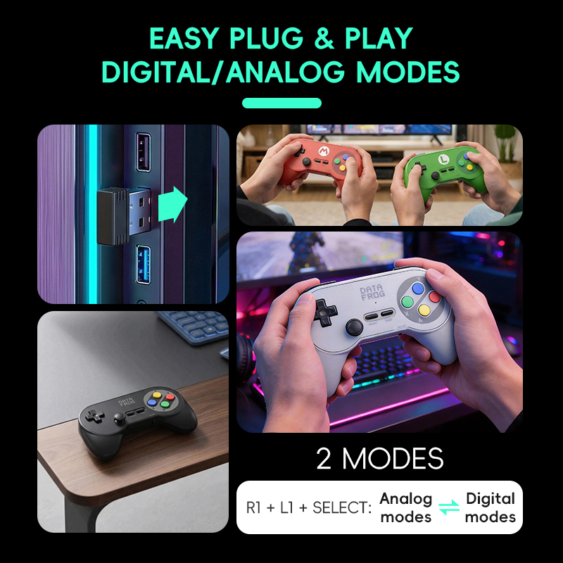 Data Frog PC07 Wireless Retro  – обзор и цена Retro Game Controller Usb