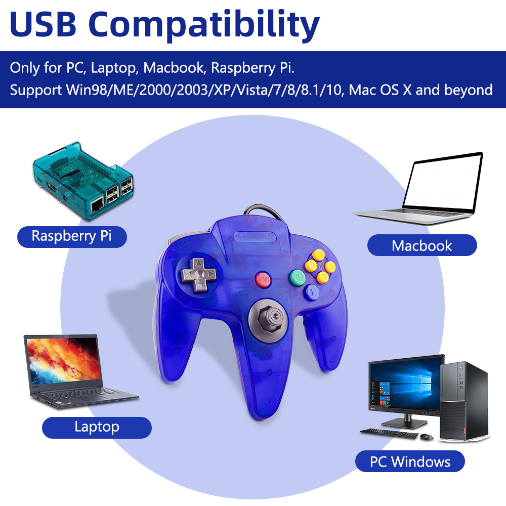 N64 Controller Classic USB Wir – обзор и цена Retro Game Controller Usb