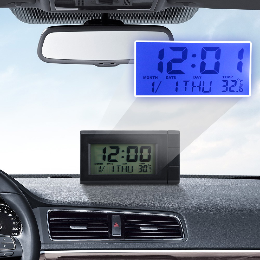 Car LCD Digital Display Clock  – обзор и цена Electronics Gadgets For Car