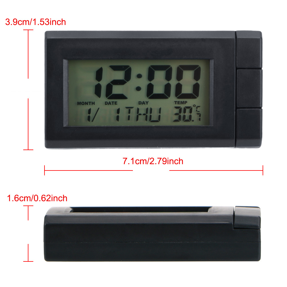 Car LCD Digital Display Clock  – обзор и цена Electronics Gadgets For Car